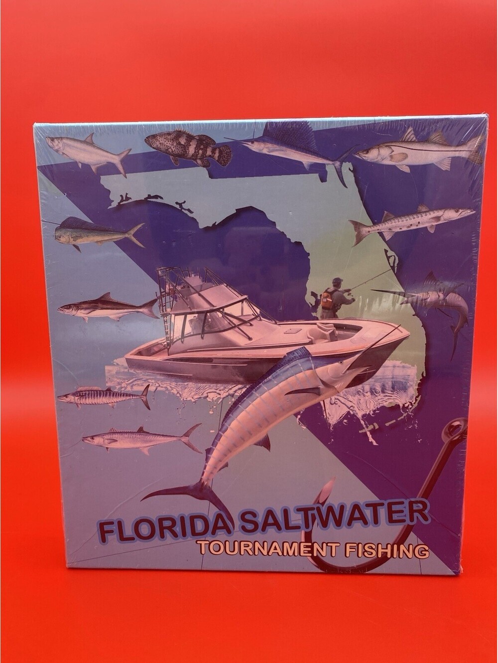Florida Saltwater Tournament Fishing Board Game - Sealed 1992 Smiling Heart